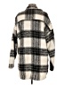 Buckle Black Plaid Ivory Coat Size M - photo 2