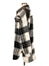 Buckle Black Plaid Ivory Coat Size M - photo 5