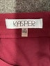 Kasper Solid Burgundy Formal Skirt Size 18 - photo 4