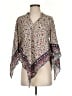 Rosetta Getty 100% Cotton Paisley Ivory Tan 3/4 Sleeve Blouse Size XS - photo 1