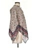 Rosetta Getty 100% Cotton Paisley Ivory Tan 3/4 Sleeve Blouse Size XS - photo 4
