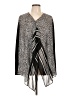 MICHAEL Michael Kors Black Poncho Size L - photo 1
