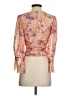 AMUR 100% Silk Orange 3/4 Sleeve Silk Top Size XS - photo 2