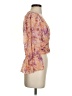 AMUR 100% Silk Orange 3/4 Sleeve Silk Top Size XS - photo 4