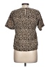 Unbranded Animal Print Brown Short Sleeve Top Size L (estimated) - photo 2