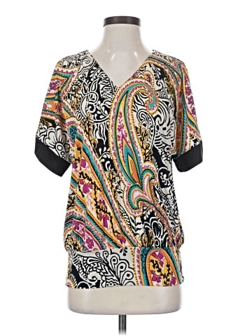 Joy Joy Short Sleeve Blouse (view 1)