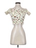 Topshop Green Short Sleeve Blouse Size 2 - photo 1
