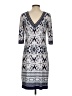 Studio One Print Blue Casual Dress Size S - photo 2