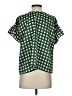 Ann Taylor 100% Polyester Green Short Sleeve Blouse Size XS - photo 2
