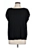 Marla Wynne Black Short Sleeve Blouse Size L - photo 1