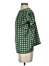 Ann Taylor 100% Polyester Green Short Sleeve Blouse Size XS - photo 5