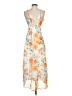 Unbranded Floral Orange Cocktail Dress Size S - photo 2