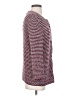 Talbots Stripes Burgundy Coat Size S - photo 4