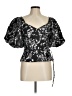 Jonathan Simkhai Black Short Sleeve Blouse Size 8 - photo 1