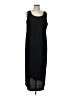 Studio 1 100% Polyester Solid Black Casual Dress Size 12 - photo 1