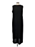 Studio 1 100% Polyester Solid Black Casual Dress Size 12 - photo 2
