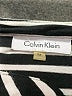 Calvin Klein Stripes Black 3/4 Sleeve Blouse Size M - photo 7