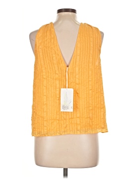 FRAME Sleeveless Silk Top (view 2)