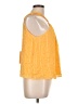 FRAME 100% Silk Yellow Sleeveless Silk Top Size L - photo 4