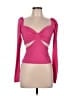 Louna Pink Long Sleeve Top Size L - photo 1