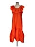 TWO by Whit Orange Casual Dress Size S - photo 1