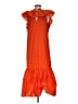 TWO by Whit Orange Casual Dress Size S - photo 2