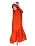 TWO by Whit Orange Casual Dress Size S - photo 4
