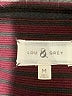 Lou & Grey Stripes Burgundy Pullover Sweater Size M - photo 7
