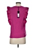 BCBGMAXAZRIA Pink Short Sleeve Top Size S - photo 2