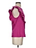 BCBGMAXAZRIA Pink Short Sleeve Top Size S - photo 4
