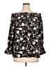 Unbranded 100% Polyester Black 3/4 Sleeve Blouse Size 1X - photo 1