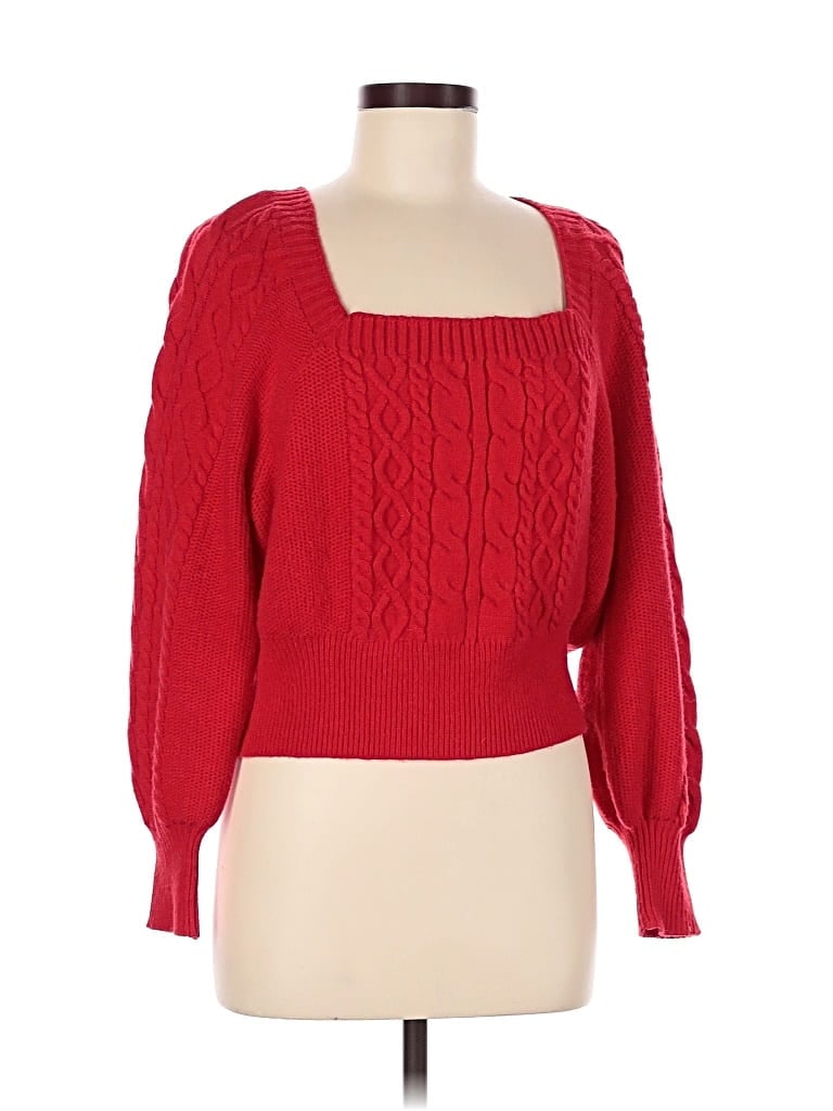 Pre-owned Mi Ami Pullover Sweater In Red