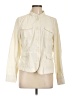 Relativity 100% Cotton Solid Ivory Jacket Size L - photo 1