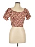 Sim & Sam Pink Short Sleeve Blouse Size L - photo 1