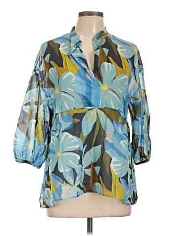 Luisa Cerano 3/4 Sleeve Blouse (view 1)