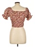 Sim & Sam Pink Short Sleeve Blouse Size L - photo 2