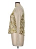 Fomo 100% Cotton Animal Print Gold Pullover Sweater Size M (estimated) - photo 5