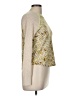 Fomo 100% Cotton Animal Print Gold Pullover Sweater Size M (estimated) - photo 4