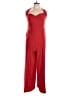 Boden 100% Polyester Solid Red Jumpsuit Size 12R - photo 1