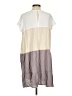 Unbranded Color Block Gray Casual Dress Size S - photo 2