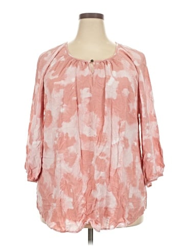 Evri 3/4 Sleeve Blouse (view 1)
