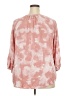 Evri 100% Rayon Pink 3/4 Sleeve Blouse Size 2X - photo 2