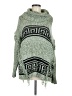 Kensie Green Poncho Size M - photo 1