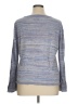 Grace Metallic Blue Pullover Sweater Size XL - photo 2