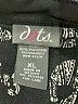 Dots Black Sleeveless Blouse Size XL - photo 7