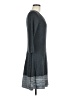 Avaleigh Chevron-herringbone Gray Casual Dress Size M - photo 4