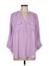 Torrid Purple 3/4 Sleeve Blouse Size Lg Plus (0) - photo 1