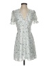 TVF for DVF 100% Polyester Gray Casual Dress Size 4 - photo 1
