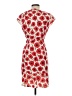 Slate & Willow 100% Polyester Print Red Casual Dress Size S - photo 2