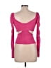 Louna Pink Long Sleeve Top Size L - photo 2